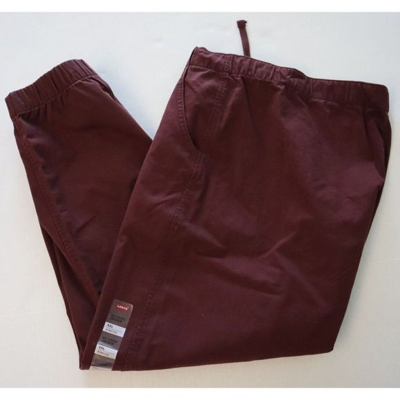 Levi's XX Chino A47610005 Men Sz 2XL Brown Tapered Leg Stretch Jogger Pants - Picture 6 of 10